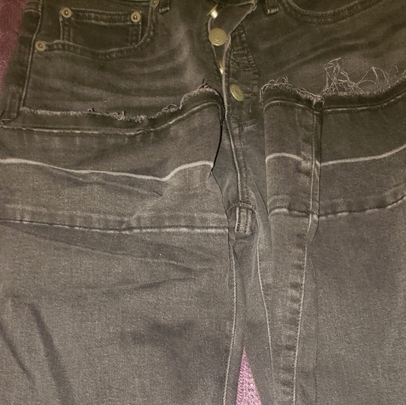 High rise flare Gap jeans size 8 2 for 30 - Picture 4 of 7